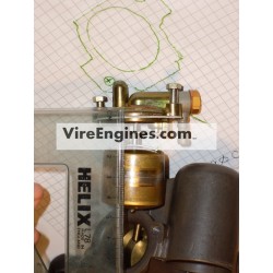 FLOAT with pin for Vire 12 (Bing carburettor)