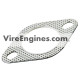 EXHAUST PIPE GASKET 6 & 7HP , WITH BRASS NUTS
